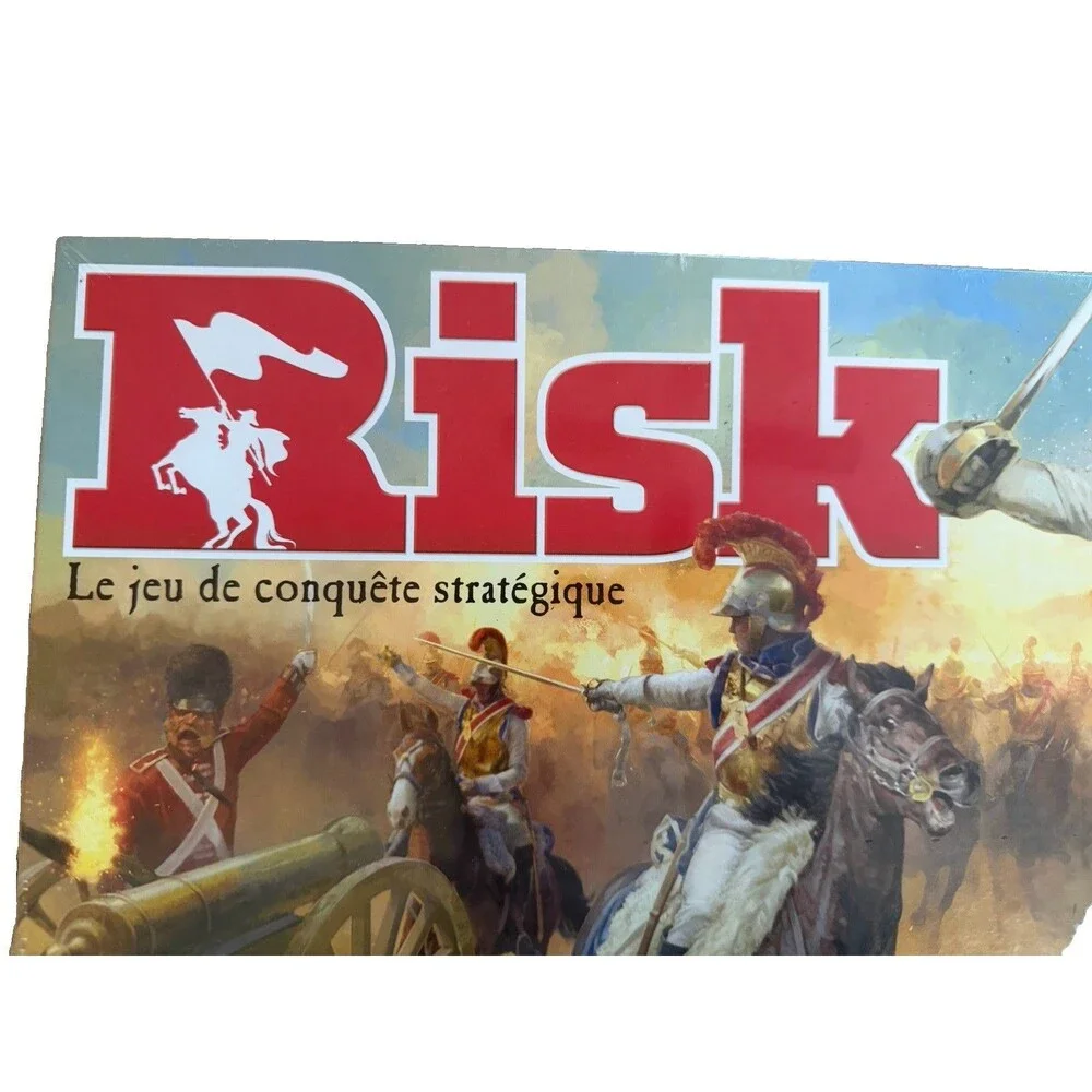 Hasbro Gaming Risk Strategy Board Game Complete Set w/ Cards & Dice Ages 10+